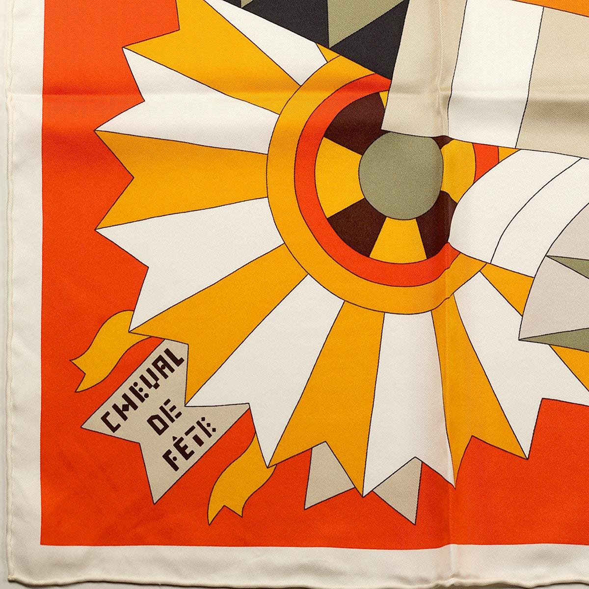 Hermes Scarf "Cheval de Fete" by Jan Bajtlik 90cm Silk | Carre Foulard