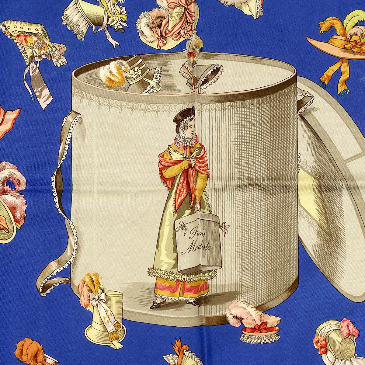 Hermes Scarf "Paris Modiste" by Hugo Grygkar 90cm Silk | Carre Foulard