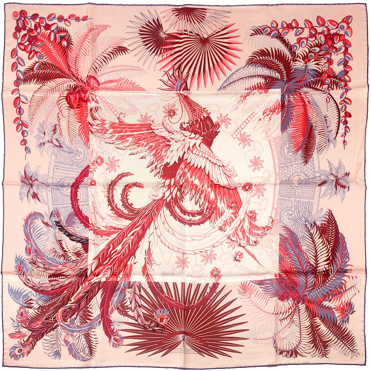 Hermes Scarf "Mythiques Phoenix" by Laurence Bourthoumieux 90cm Silk | Carre Foulard
