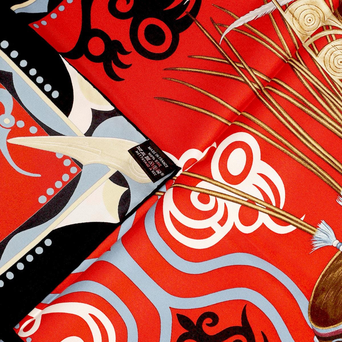 Hermes Scarf "Le Regard de l’Arctique" by Antoine Tzapoff 90cm Silk
