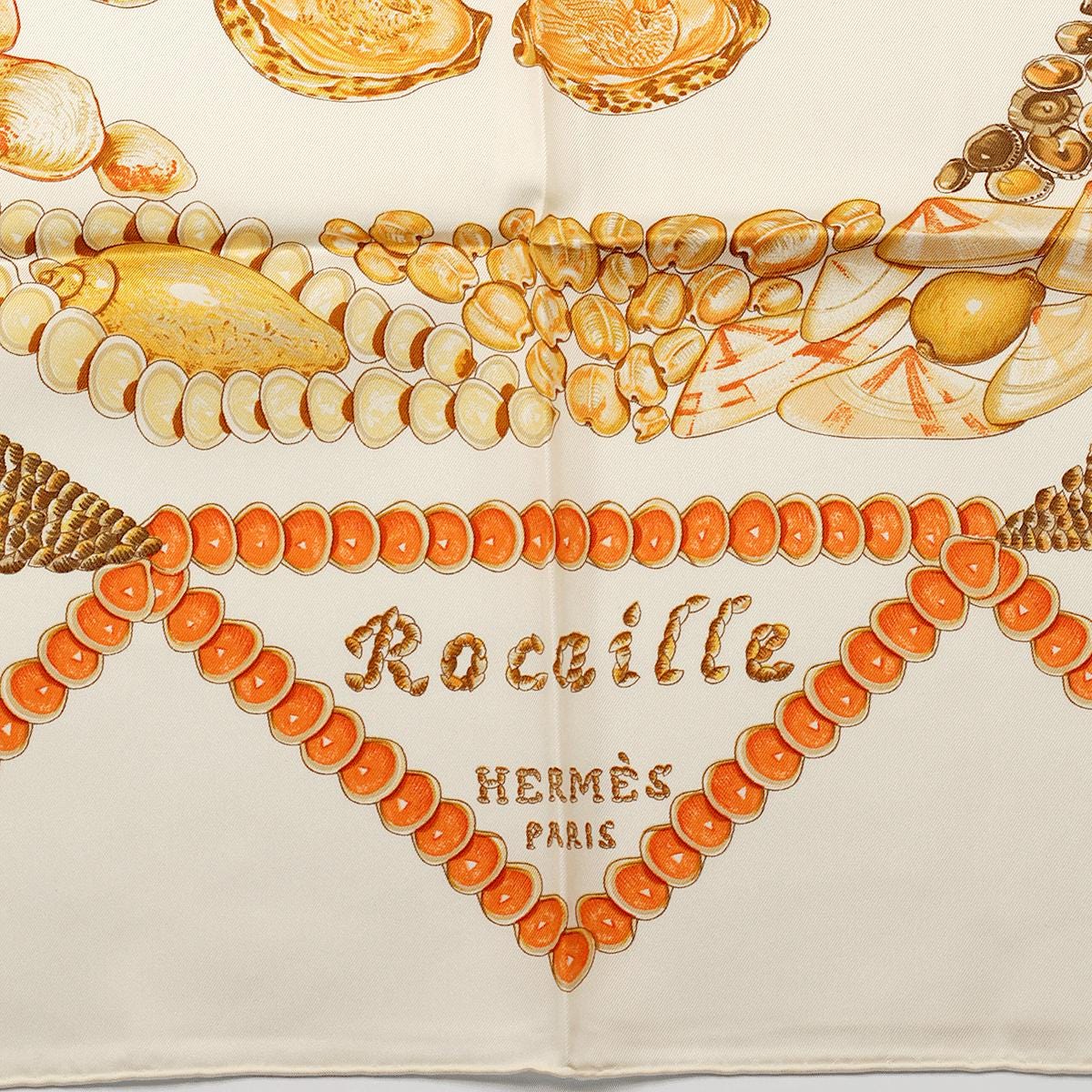 Hermes Scarf "Rocaille" by Valerie Dawlat Dumoulin Vintage 90cm Silk | Carre Foulard