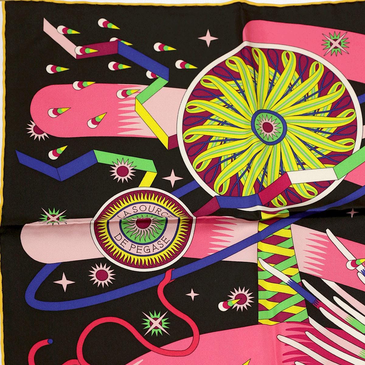 Hermes Scarf "La Source de Pegase" by Pierre Marie 90cm Silk | Carre Foulard