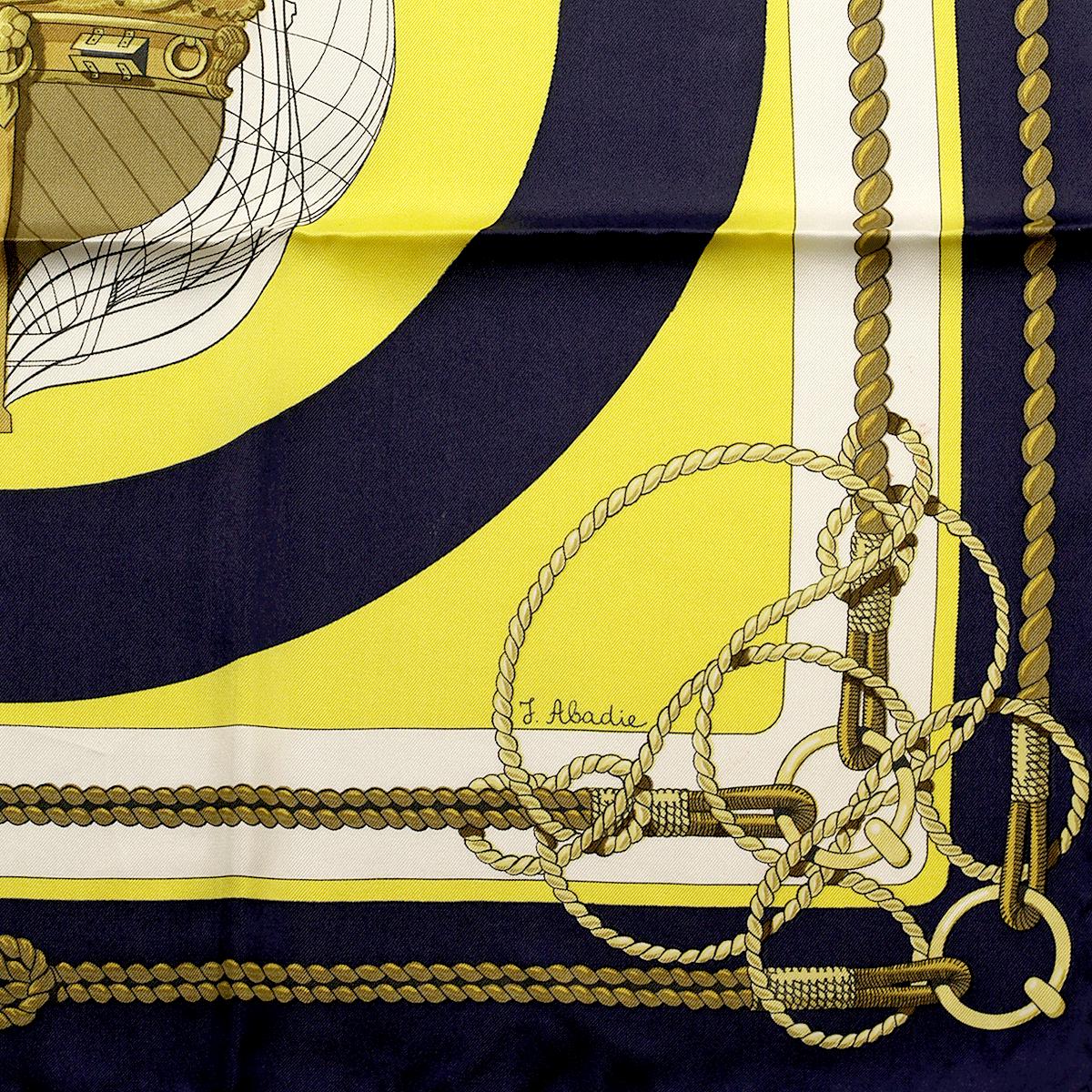 Hermes Scarf "Chateaux d'Arriere" by Julia Abadie 90cm Silk | Foulard Carre