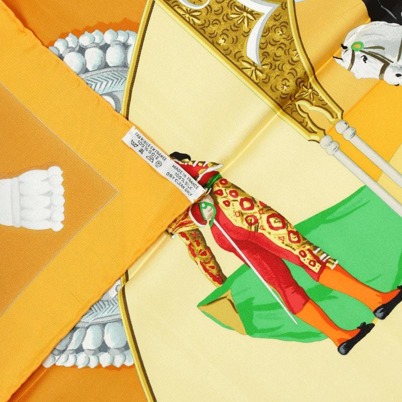 Hermes Scarf "Plaza de Toros" by Hubert de Watrigant 90cm Silk
