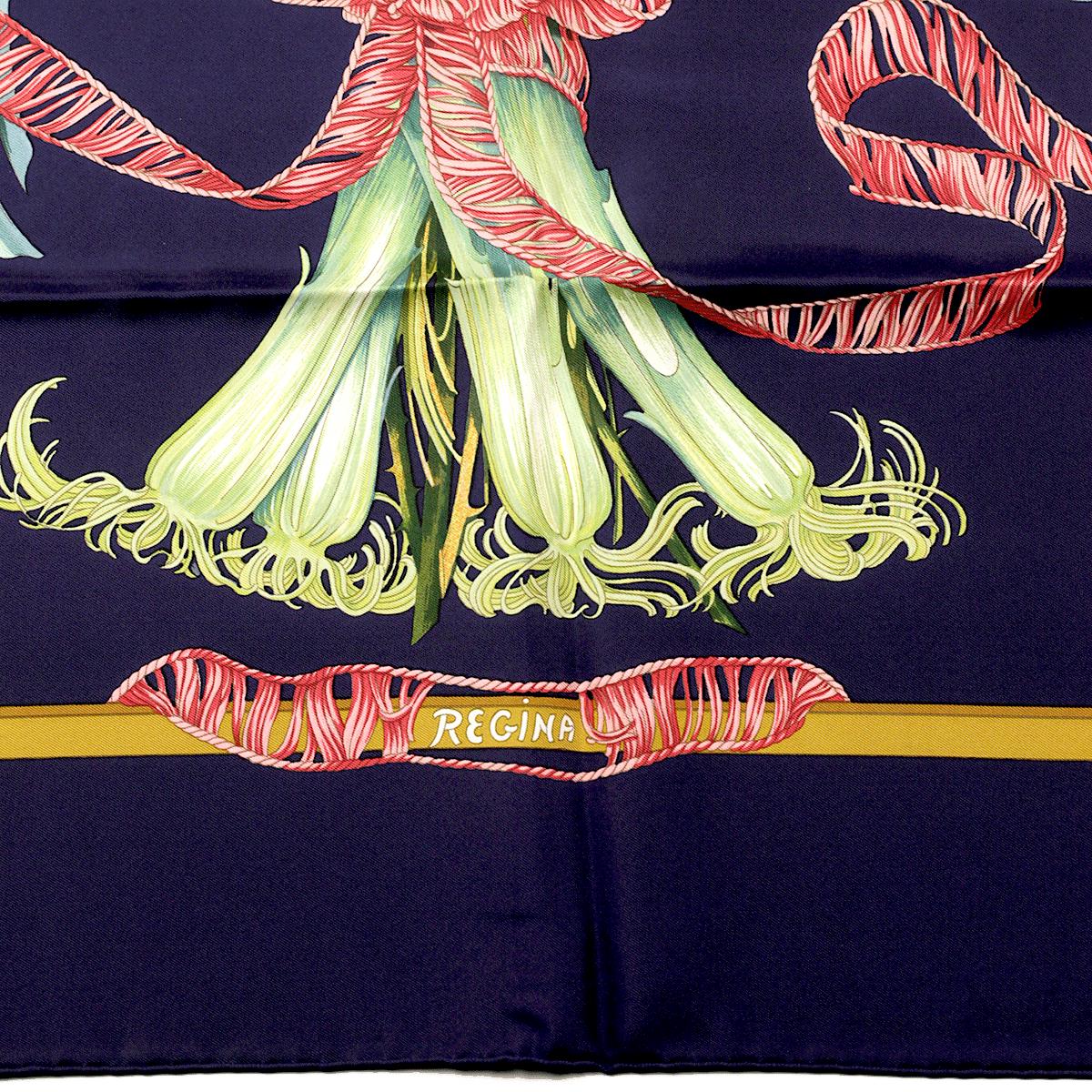 Hermes Scarf "Regina" by Leila Menchari 90cm Silk