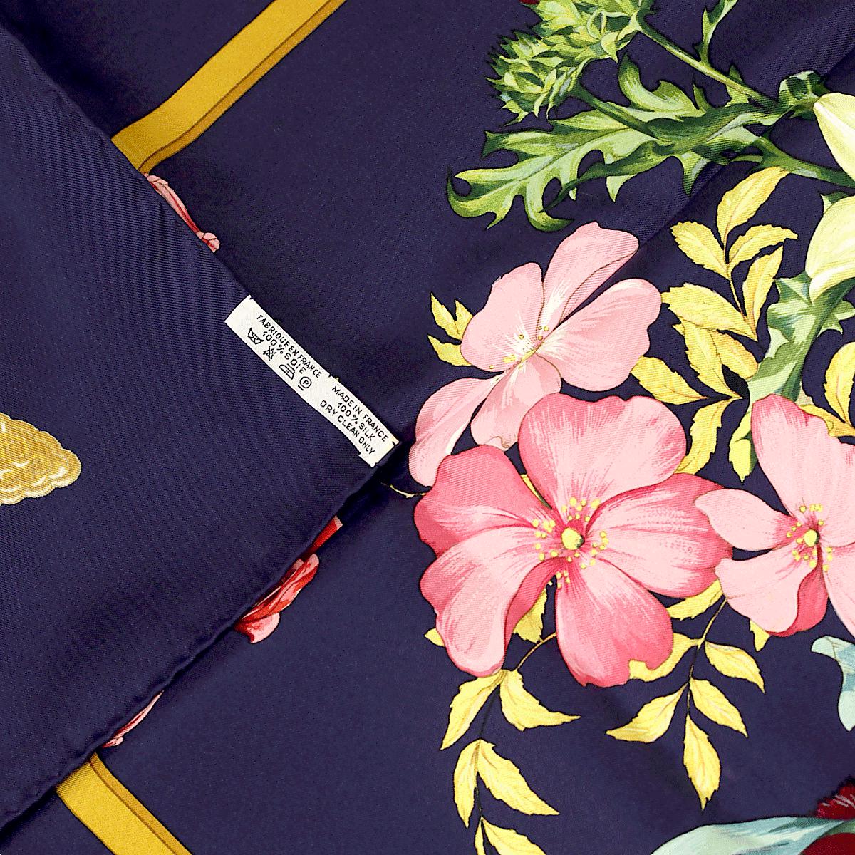 Hermes Scarf "Regina" by Leila Menchari 90cm Silk
