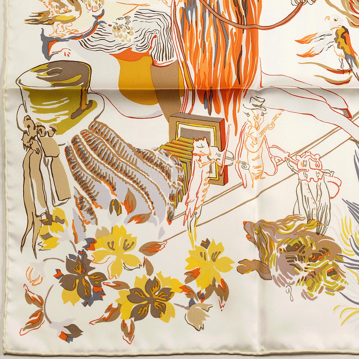 Hermes Scarf "Emile et Une Nuit" by Virginie Jamin 90cm Silk | NWT