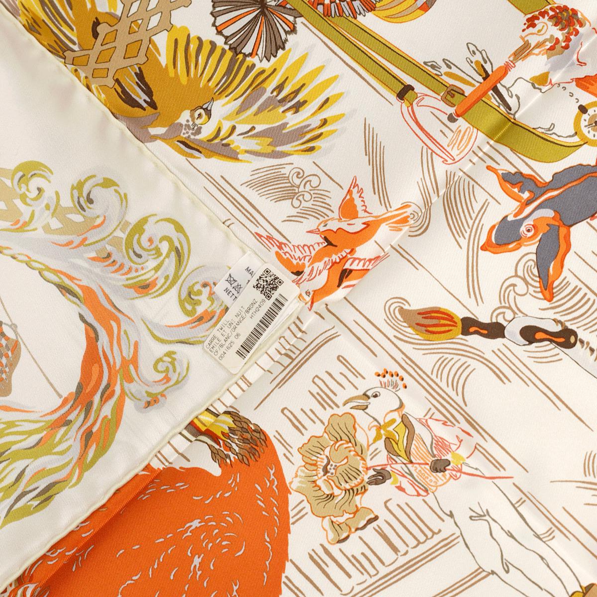 Hermes Scarf "Emile et Une Nuit" by Virginie Jamin 90cm Silk | NWT