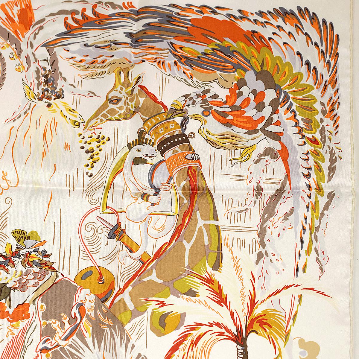Hermes Scarf "Emile et Une Nuit" by Virginie Jamin 90cm Silk | NWT