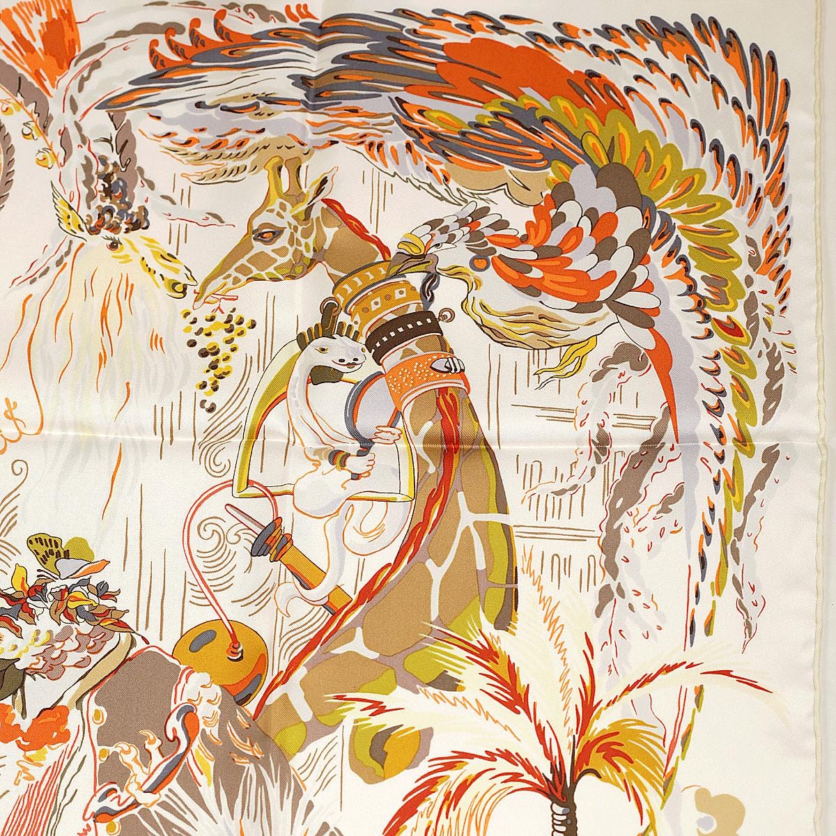 Hermes Scarf "Emile et Une Nuit" by Virginie Jamin 90cm Silk | Foulard Carre