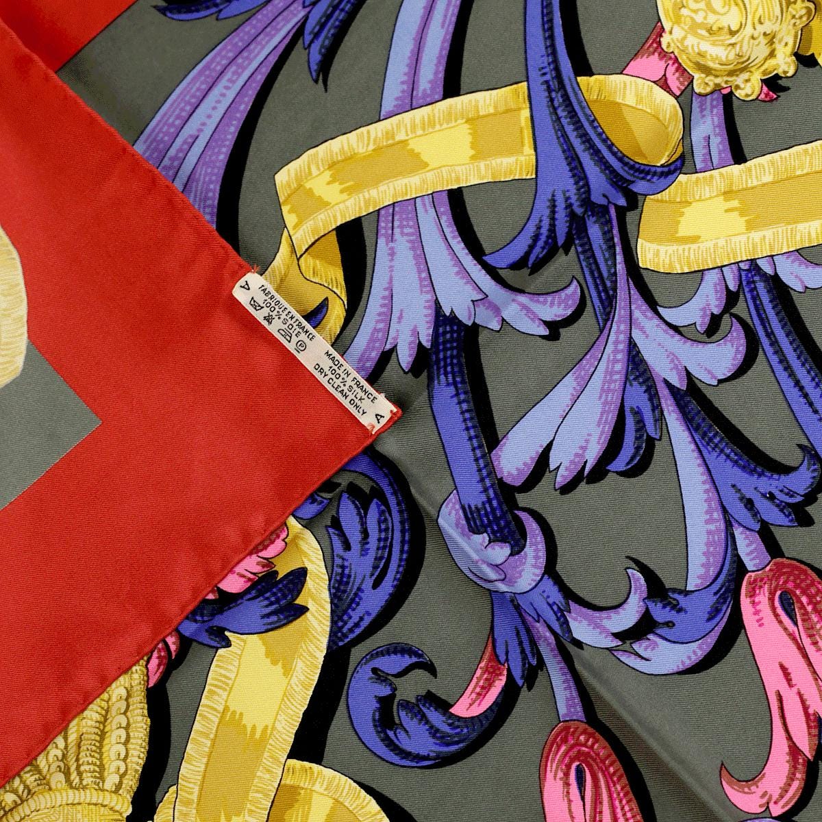 Hermes Scarf "Mors a la Conetable" by Henri d'Origny 90cm Silk | Carre Foulard