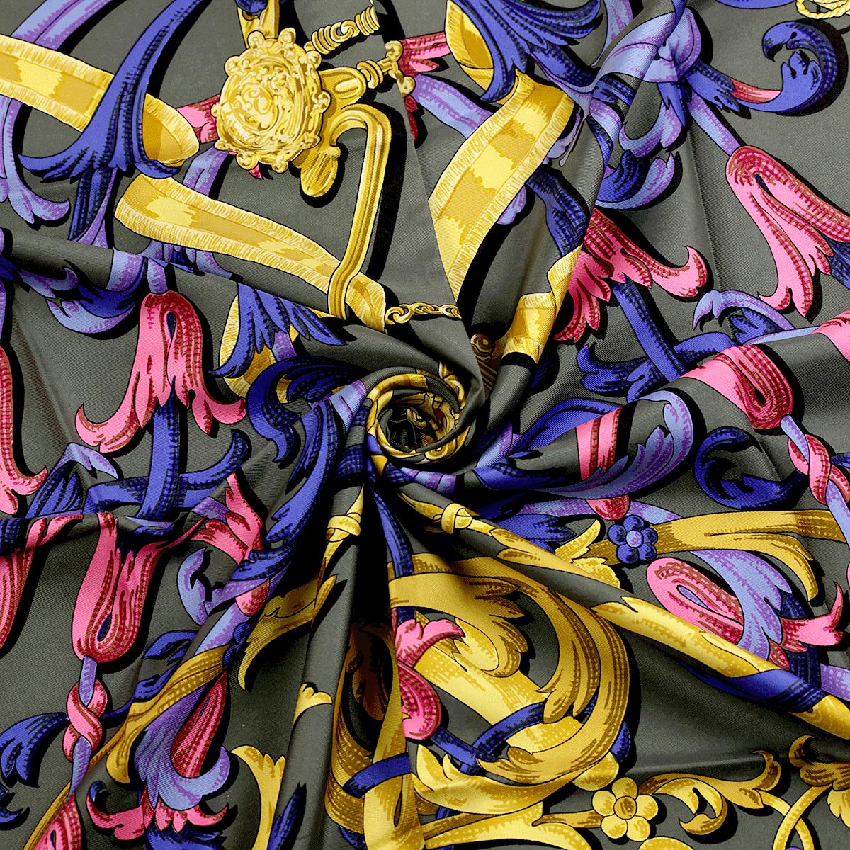 Hermes Scarf "Mors a la Conetable" by Henri d'Origny 90cm Silk | Carre Foulard