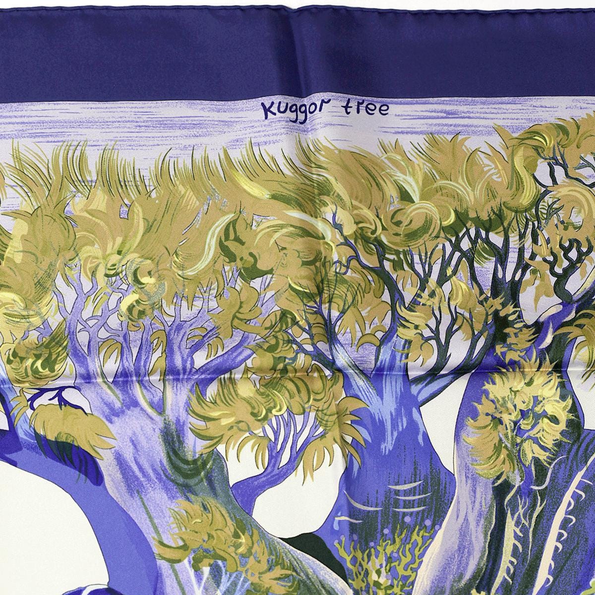 Hermes Scarf "Kuggor Tree" by Sefedin Kwumi 90cm Silk | Foulard Carre