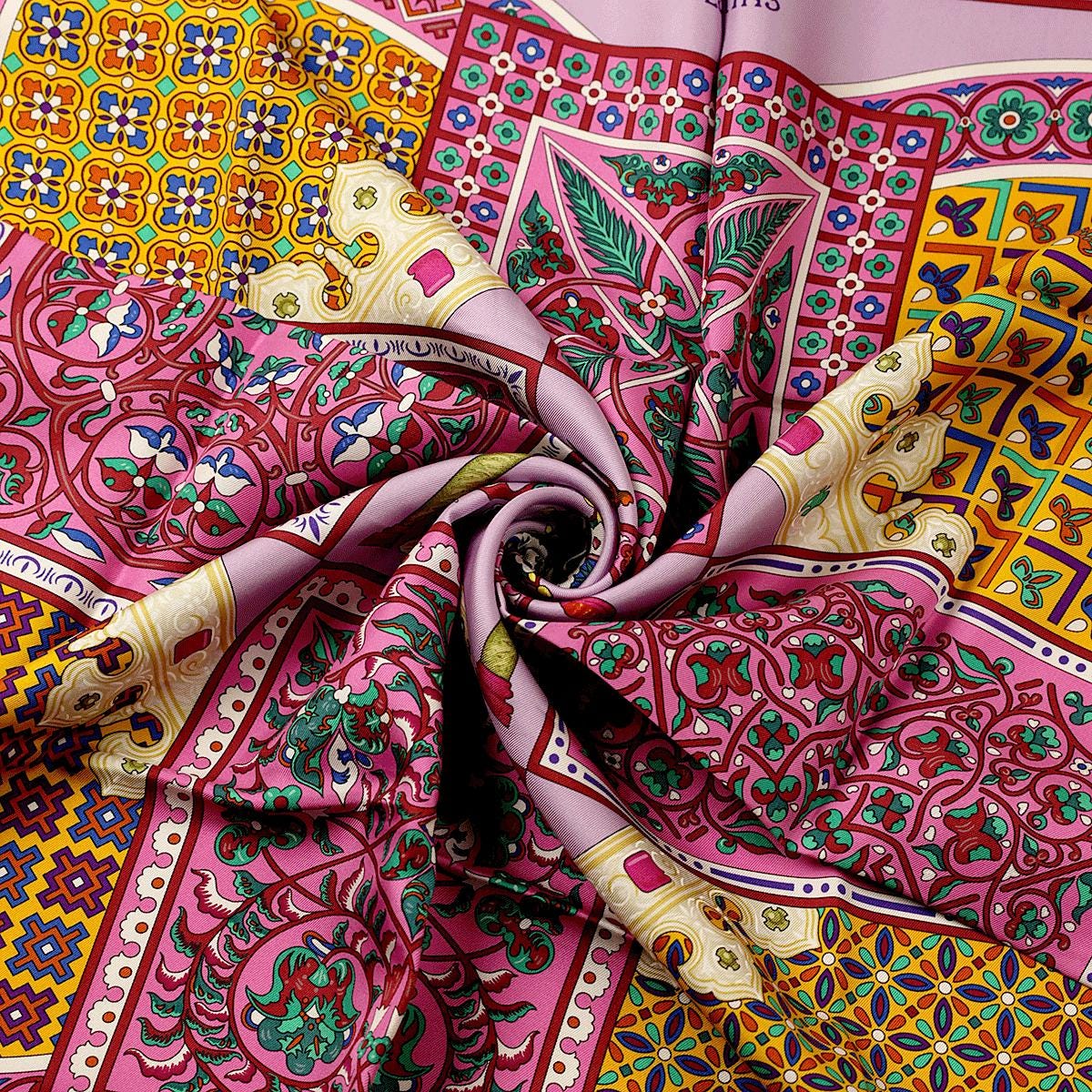 Hermes Scarf "Ciels Byzantins" by Julia Abadie 90cm Silk | Carre Foulard