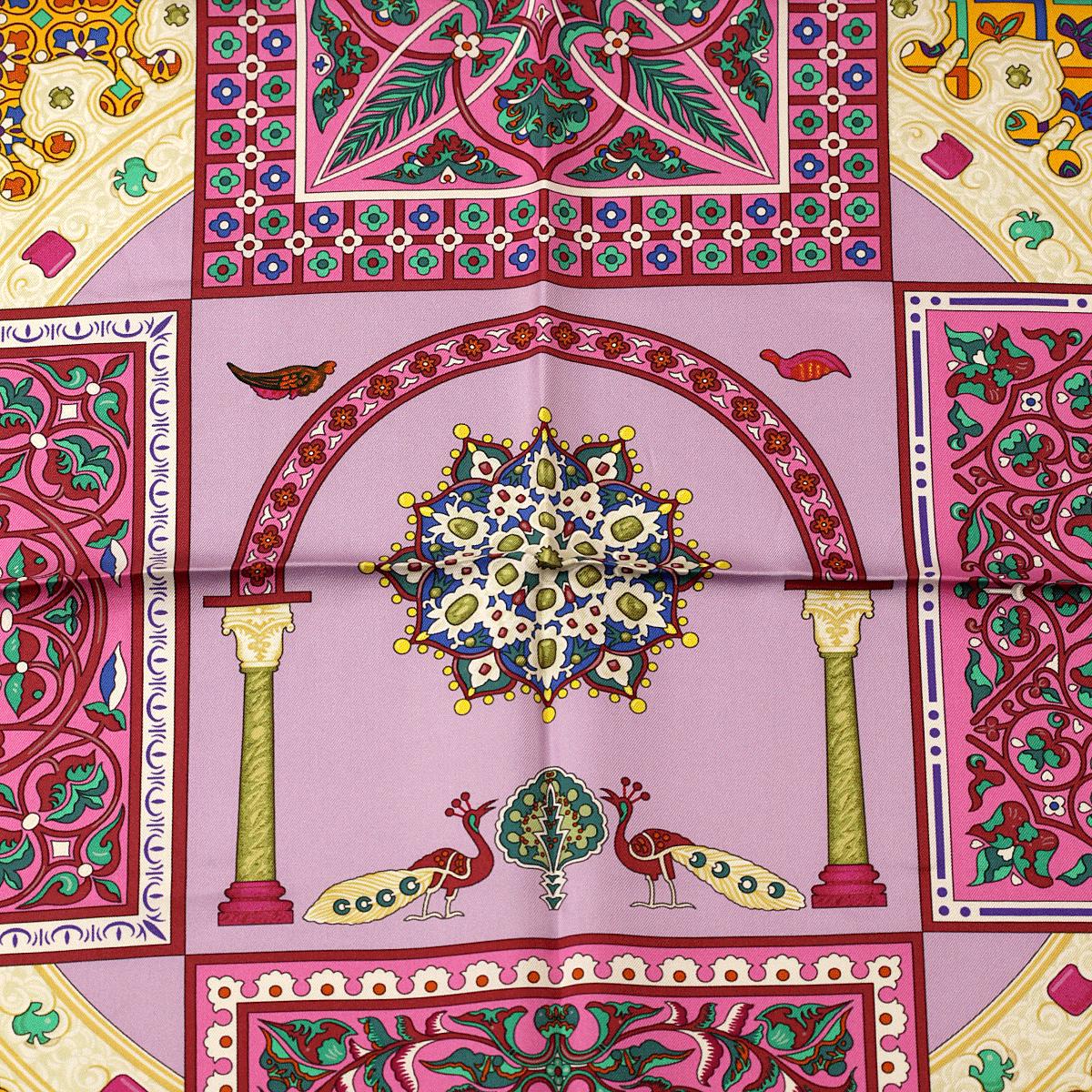 Hermes Scarf "Ciels Byzantins" by Julia Abadie 90cm Silk | Carre Foulard