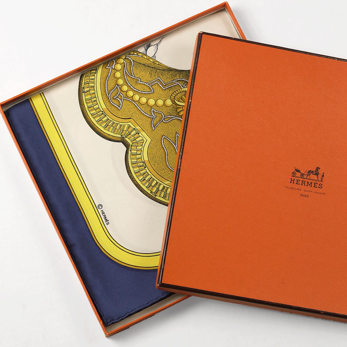 Hermes Scarf "Grand Apparat" by Jacques Eudel 90cm Silk | Carre Foulard