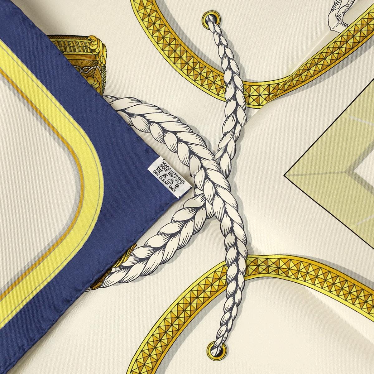 Hermes Scarf "Grand Apparat" by Jacques Eudel 90cm Silk | Carre Foulard