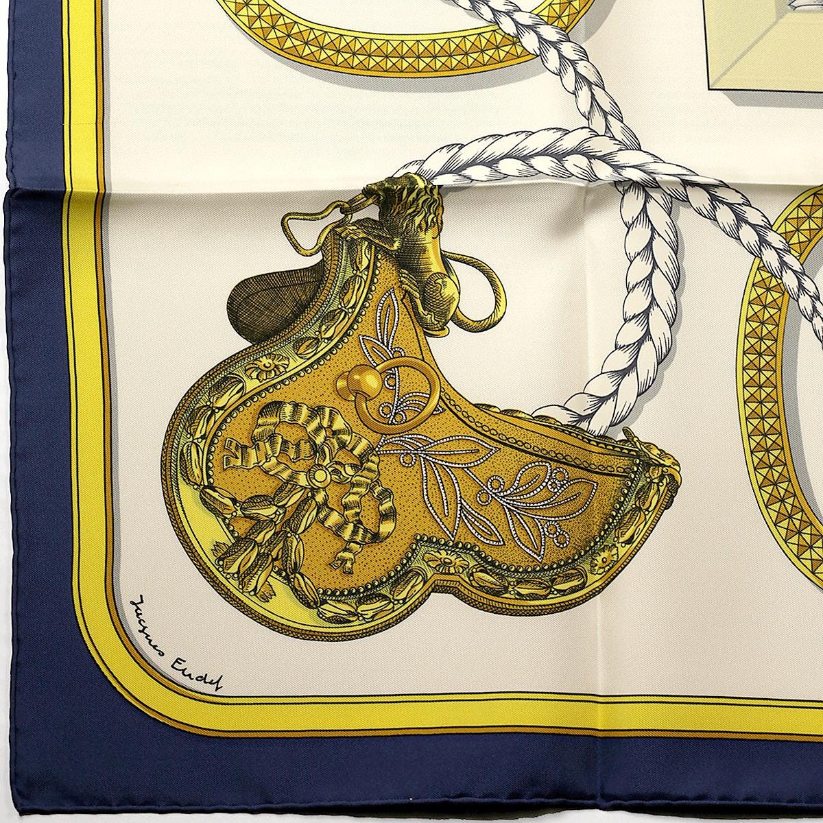 Hermes Scarf "Grand Apparat" by Jacques Eudel 90cm Silk | Carre Foulard