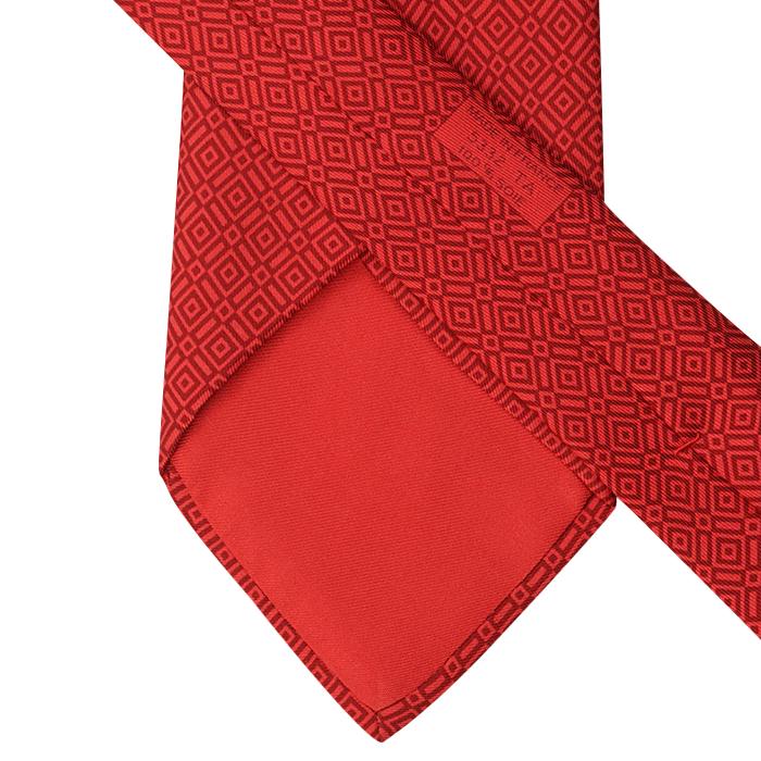 Hermes Men's Silk Tie Geometric Pattern 5332 | Necktie Cravate