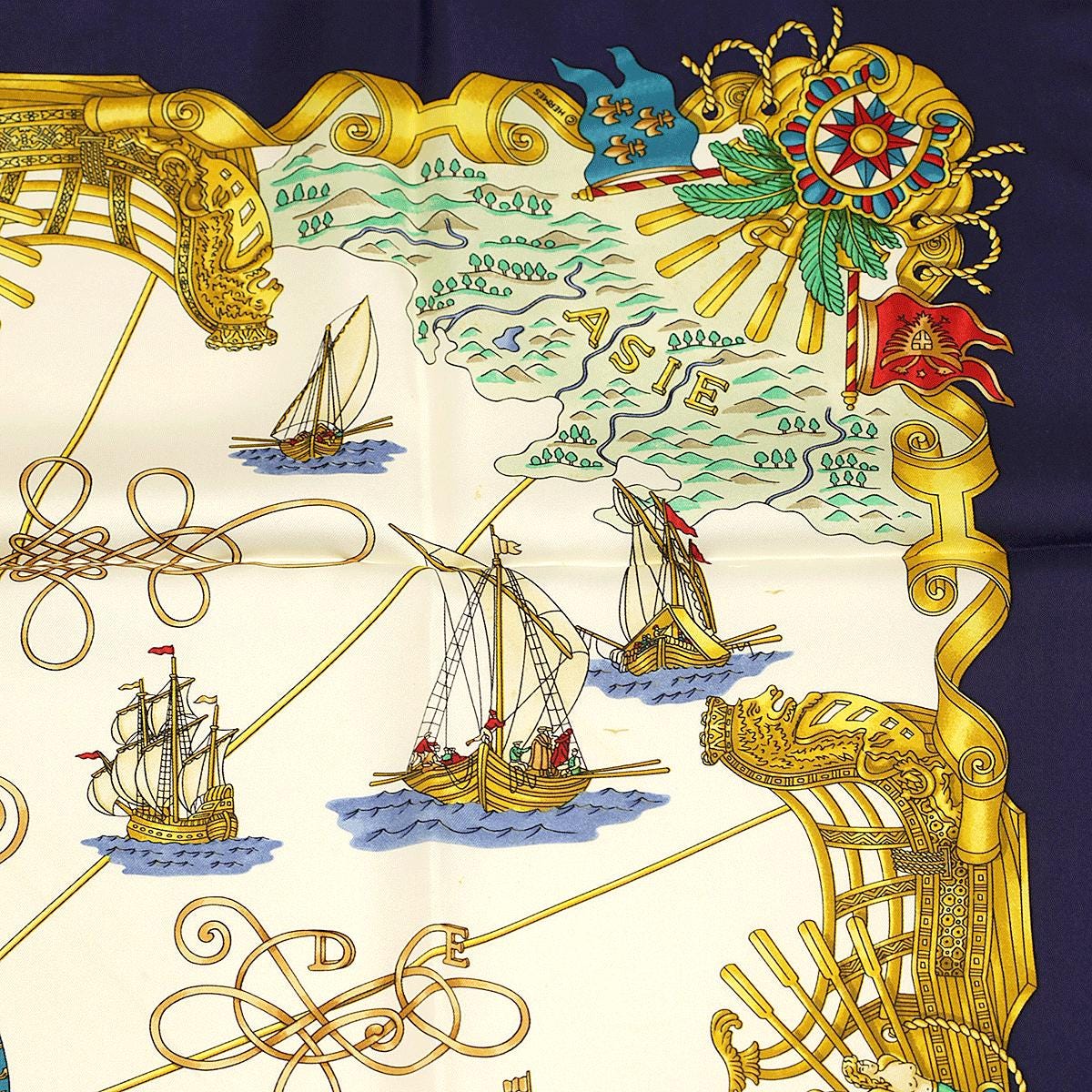 Hermes Scarf "Voiles de Lumiere" by Joachim Metz 90cm Silk | Carre Foulard