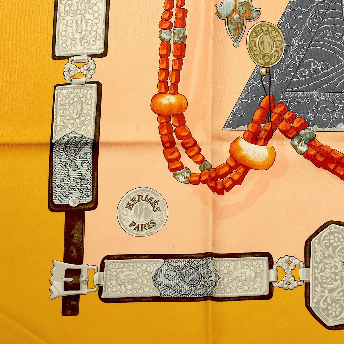Hermes Scarf "Tibet" by Caty Latham 90cm Silk | Carre Foulard
