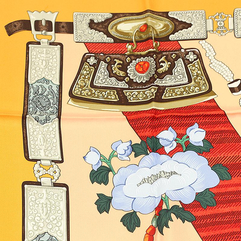 Hermes Scarf "Tibet" by Caty Latham 90cm Silk | Carre Foulard