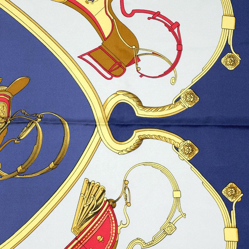 Hermes Scarf "Springs" by Philippe Ledoux 90cm Silk | Foulard Carre