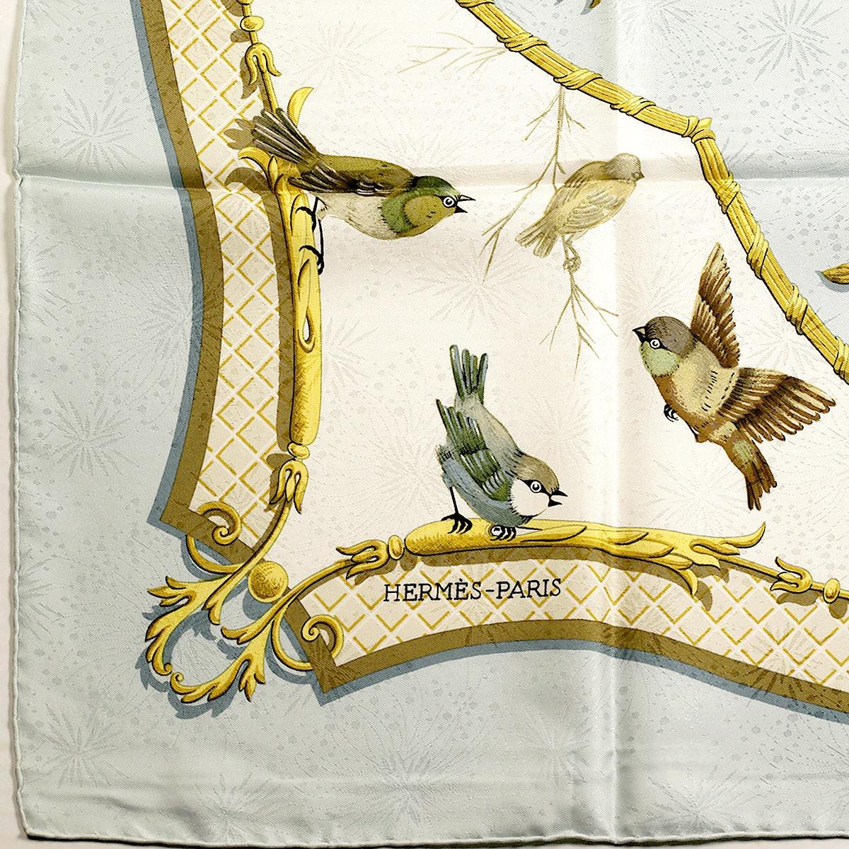 Hermes Scarf "La Cle des Champs" by Francoise Faconnet 90cm Silk Jacquard | Carre Foulard