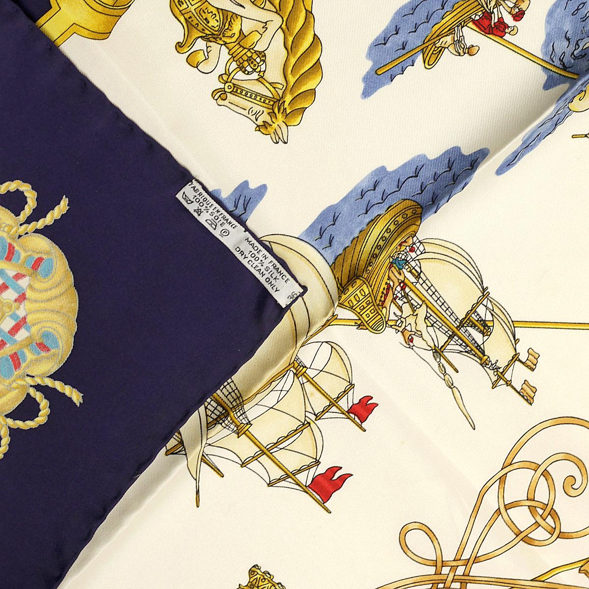 Hermes Scarf "Voiles de Lumiere" by Joachim Metz 90cm Silk | Carre Foulard