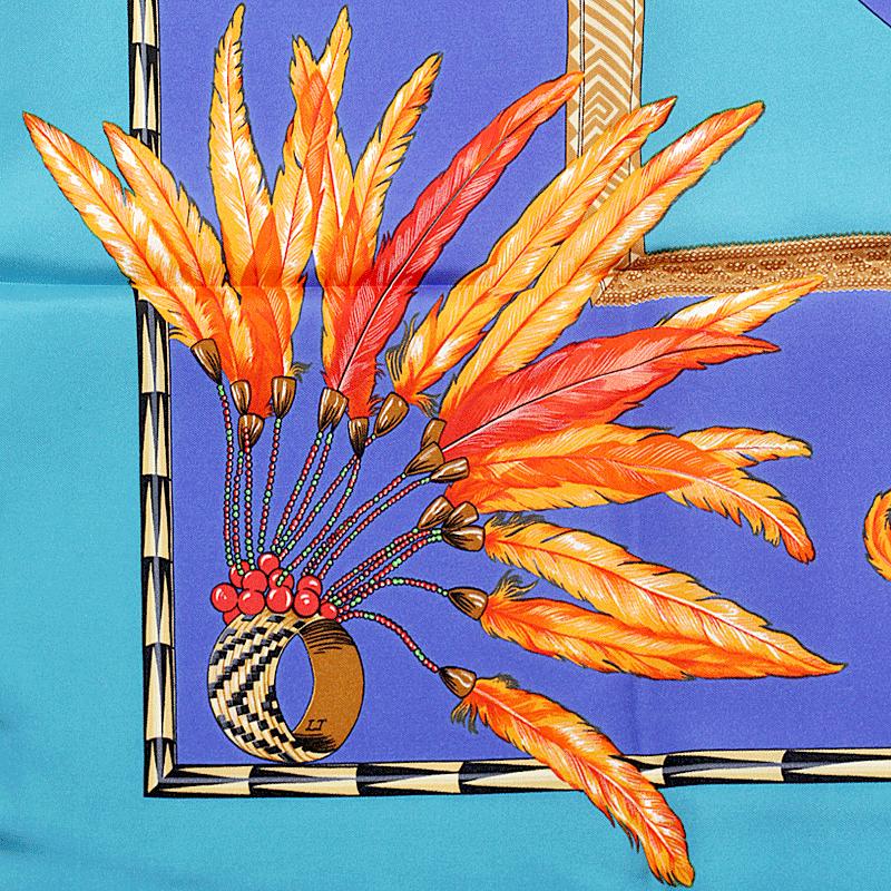 Hermes Scarf "Brazil" by Laurence Bourthoumieux 90cm Silk | Carre Foulard