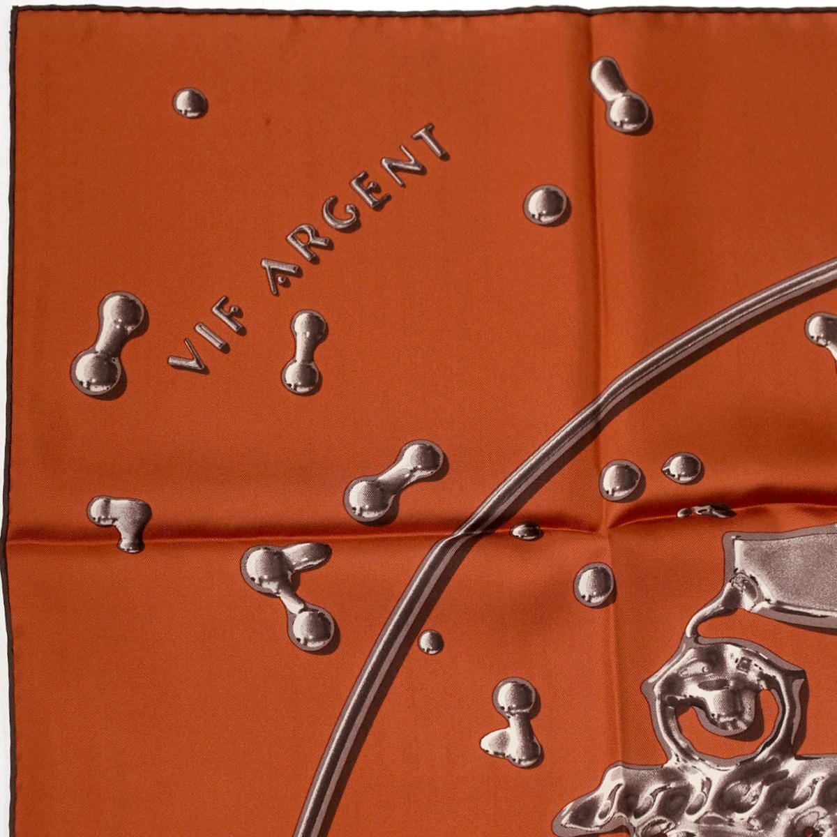 Hermes Scarf "Vif Argent" by Dimitri Rybaltchenko 90cm Silk | Carre Foulard