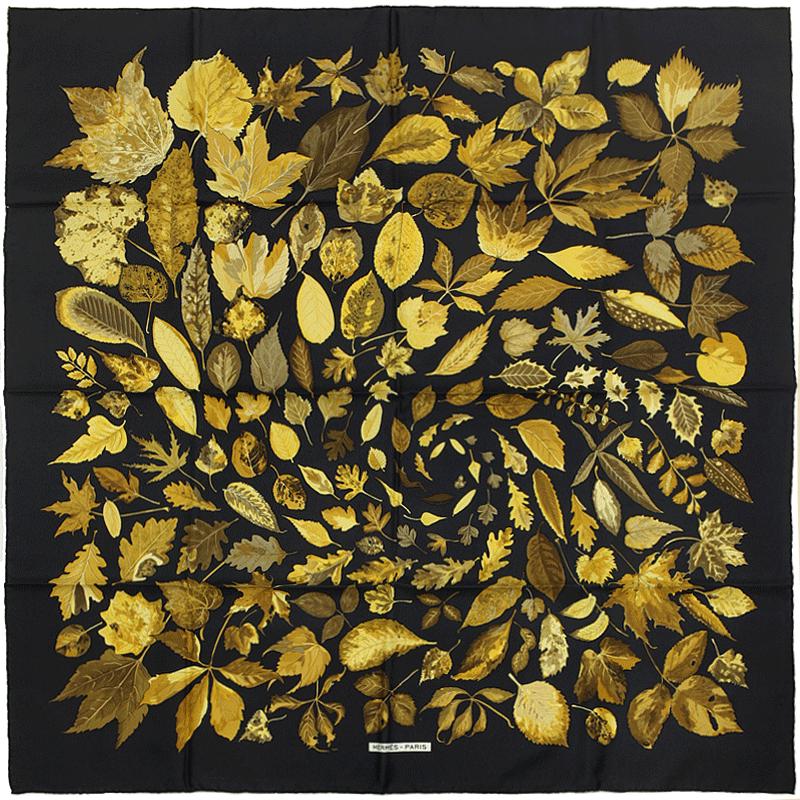 Hermes Scarf "Tourbillon" by Christiane Vauzelles 90cm Silk | Carre Foulard