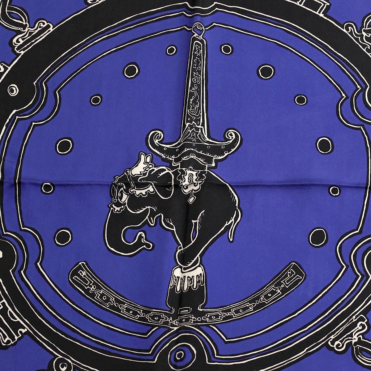 Hermes Scarf "Serio Ludere" by Nicolas Buffe 90cm Silk | Carre Foulard