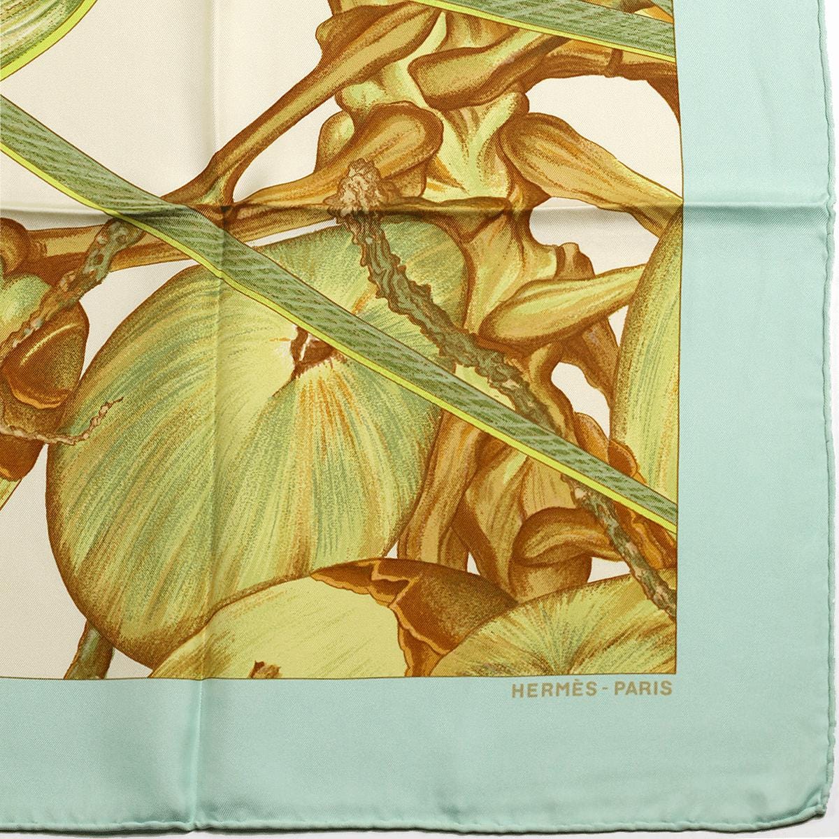Hermes Scarf "Jardin Creole" by Valerie Dawlat Dumoulin Vintage 90cm Silk | Carre Foulard