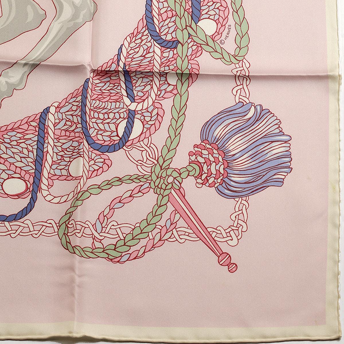 Hermes Scarf "La Timbalier" by Francoise Heron 90cm Silk | Carre Foulard