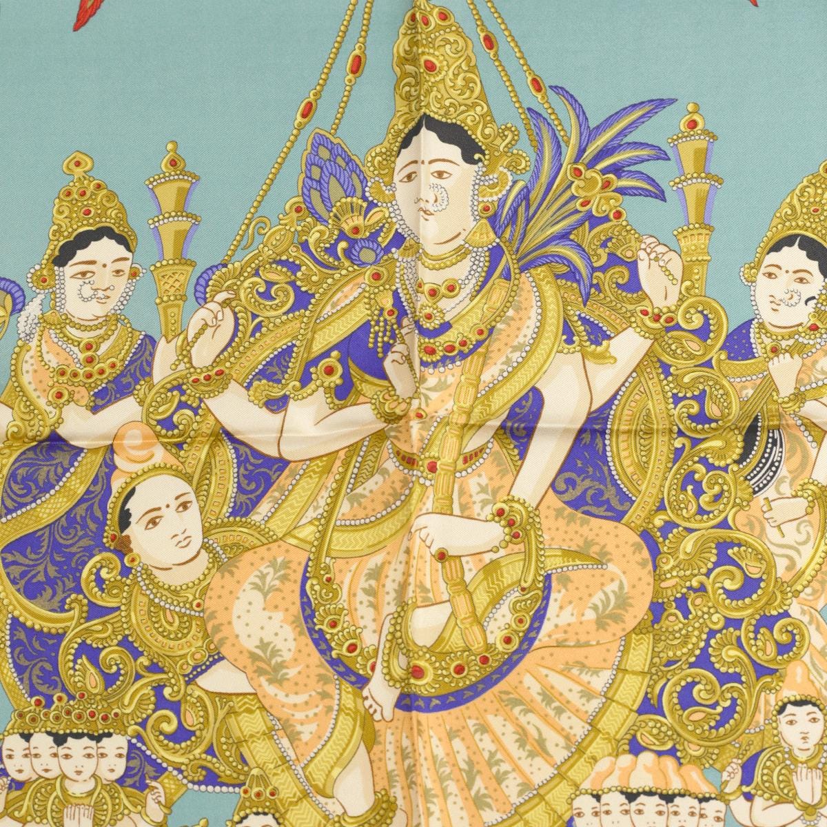 Hermes Scarf "India" by Caty Latham 90cm Silk | Carre