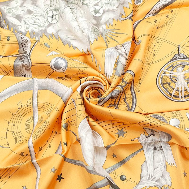 Hermes Scarf "Quintessence" by Zoe Pauwels 90cm Silk | Carre Foulard