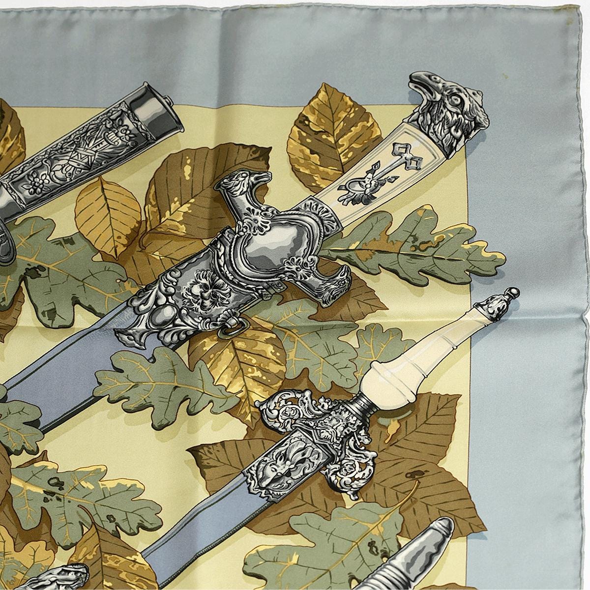 Hermes Scarf "Au Plus Dru" by Vladimir Rybaltchenko Vintage 90cm Silk | Carre Foulard Limited Edition