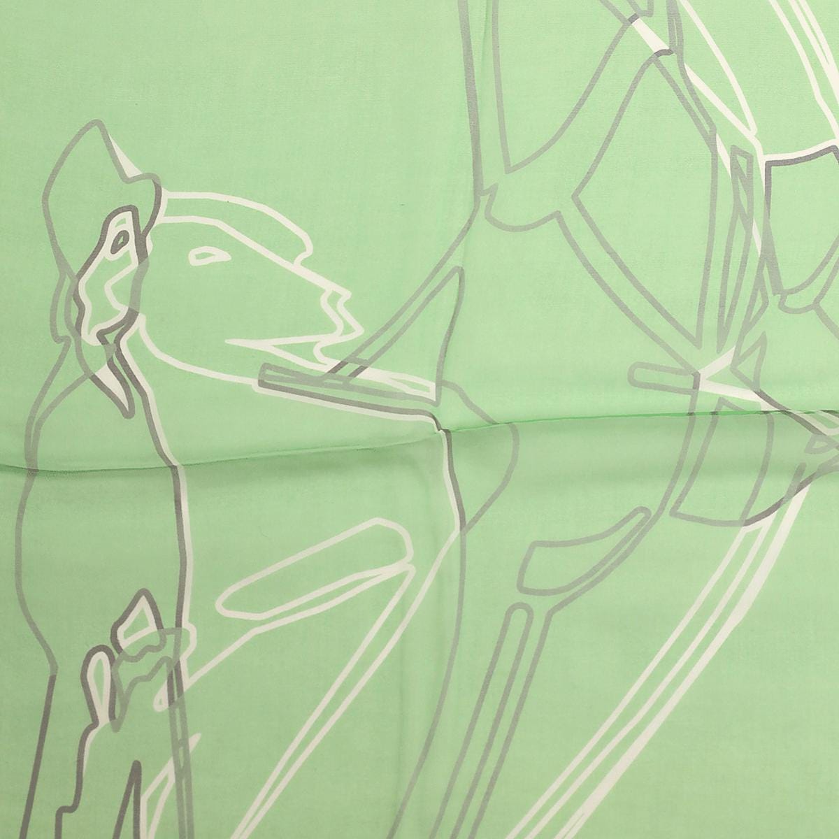Hermes Scarf Mousseline "Caleche Elastique" by Bali Barret 90cm Silk | Carre Foulard Chiffon NWT