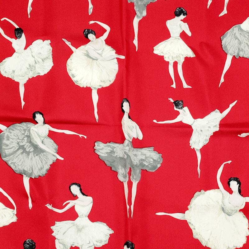 Hermes Scarf "La Danse" by Jean-Louis Clerc 90cm Silk | Carre Foulard