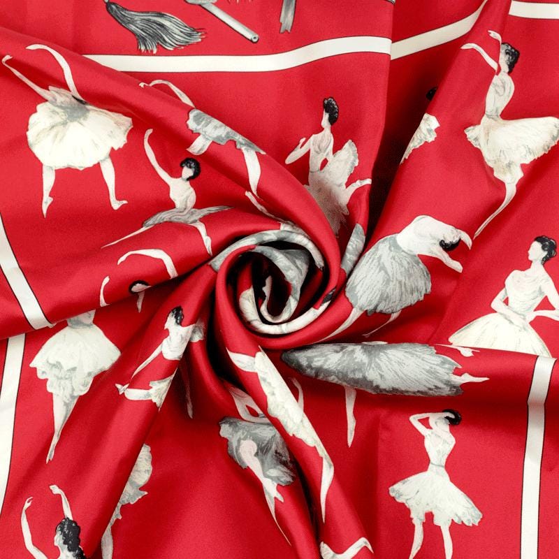 Hermes Scarf "La Danse" by Jean-Louis Clerc 90cm Silk | Carre Foulard