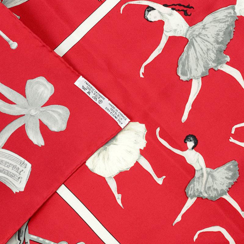 Hermes Scarf "La Danse" by Jean-Louis Clerc 90cm Silk | Carre Foulard