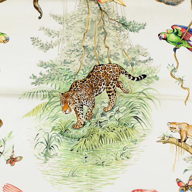 Hermes Scarf "Equateur" by Robert Dallet 90cm Silk
