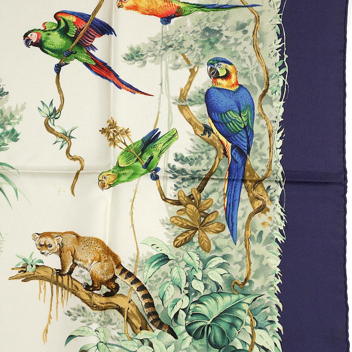 Hermes Scarf "Equateur" by Robert Dallet 90cm Silk