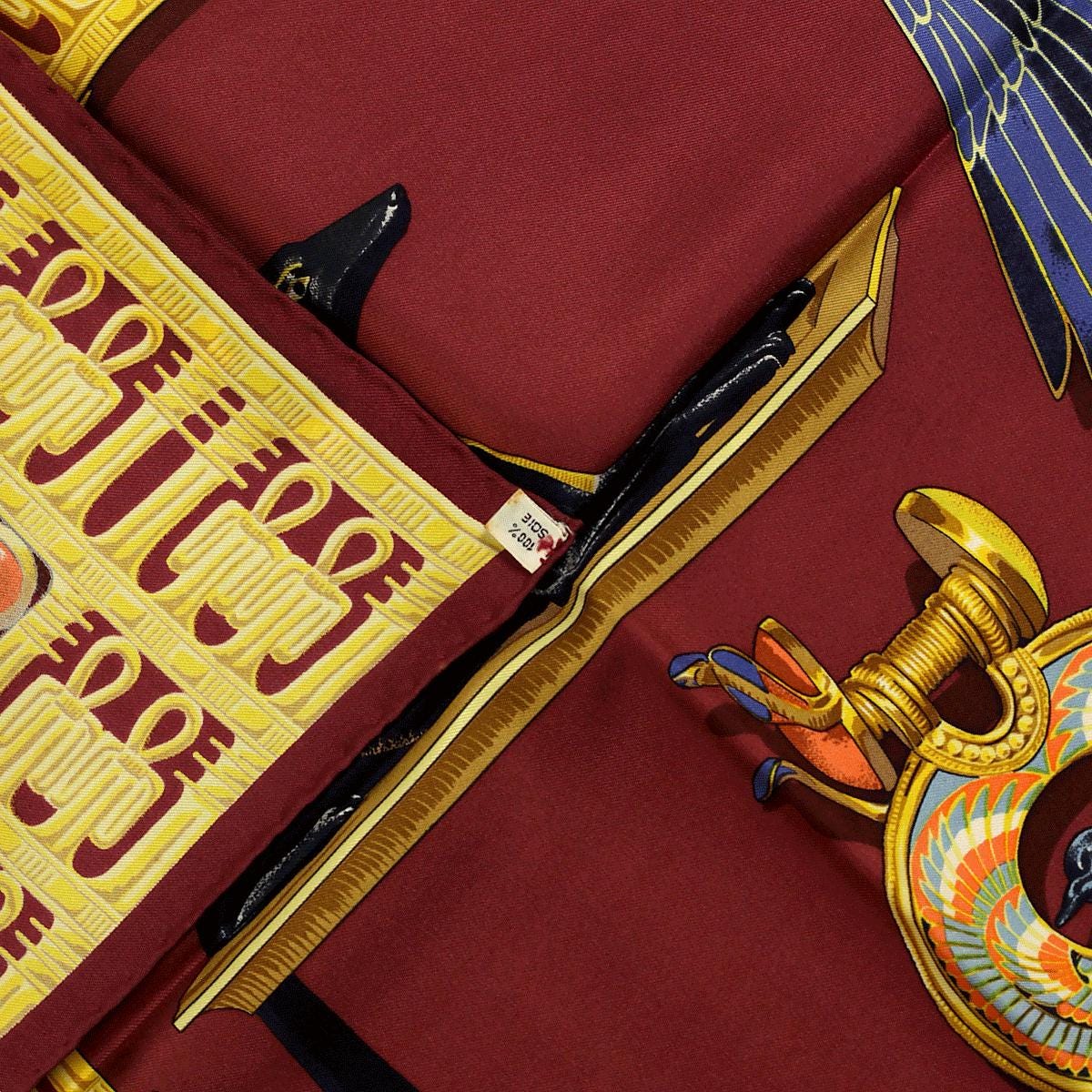 Hermes Scarf "Tutankhamun" by Vladimir Rybaltchenko 90cm Silk | Foulard Carre