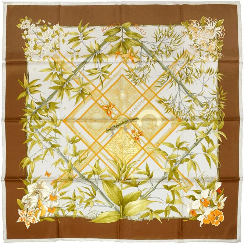 Hermes Scarf "Serenite" by Zoe Pauwels 90cm Silk | Carre Foulard