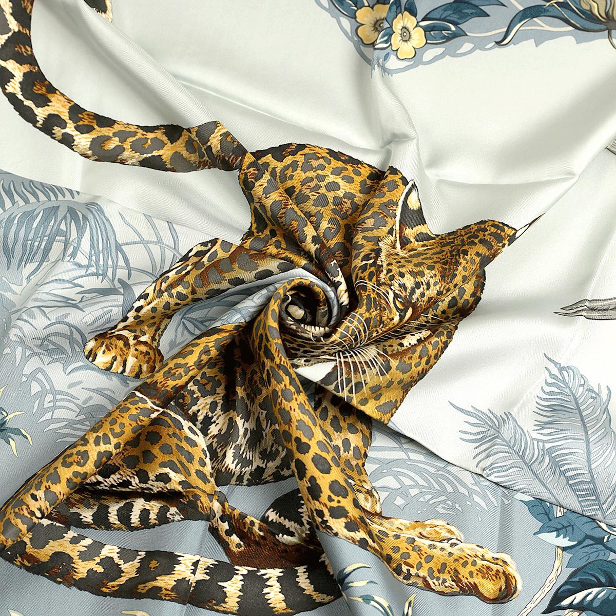 Hermes Scarf "Jungle Love" by Robert Dallet 90cm Silk | Carre Foulard