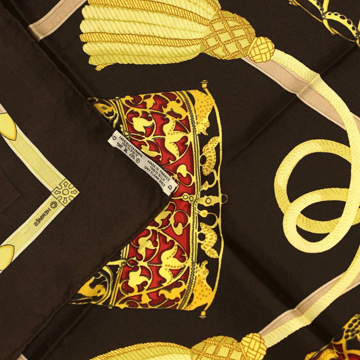 Hermes Scarf "Les Muserolles" by Christiane Vauzelles 90cm Silk | Carre Foulard