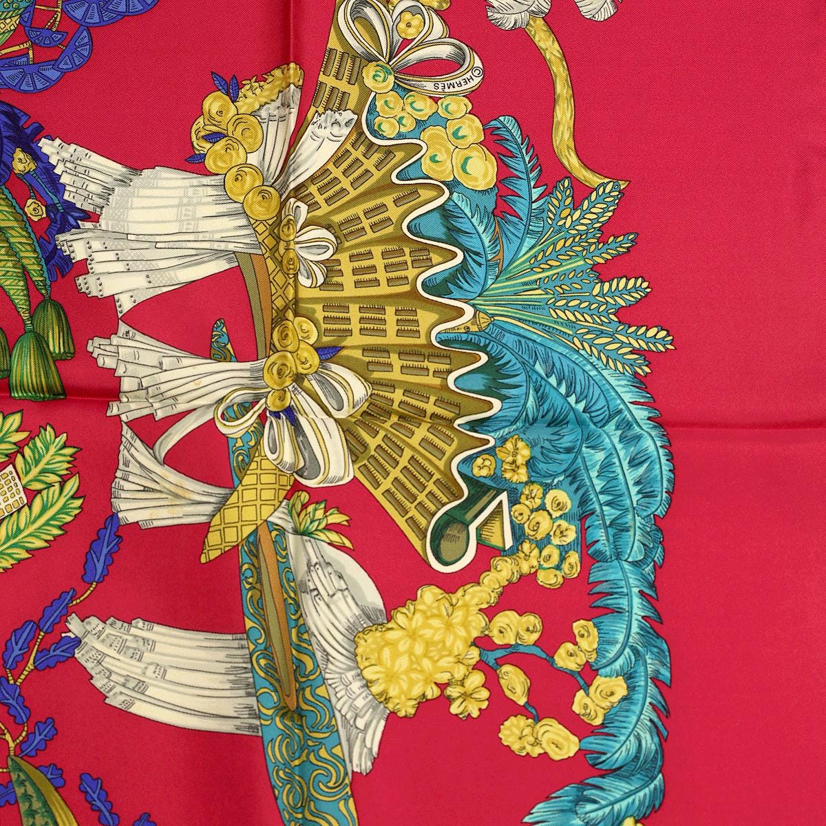Hermes Scarf "Chapeau!" by Annie Faivre 90cm Silk | Carre Foulard