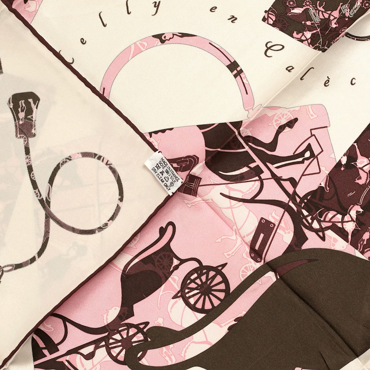 Hermes Scarf 70cm "Kelly en Caleche" by Cyrille Diatkine Silk | Carre Foulard